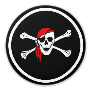 Ceramic Cabinet Knob-Pirate Knob