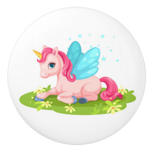 Ceramic Cabinet Knob-Unicorn Ceramic Knob