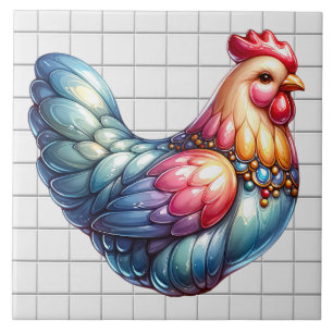 Ceramic Chicken  Tile