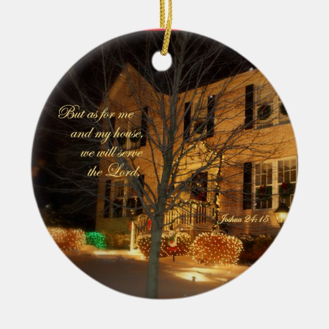 Ceramic Christmas Ornament (Front)