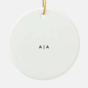 Ceramic Circle Ornament