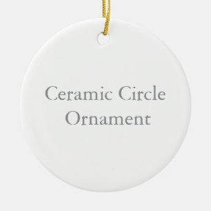 Ceramic Circle Ornament