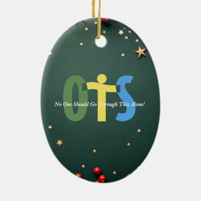 Ceramic Circle Ornament (Back)