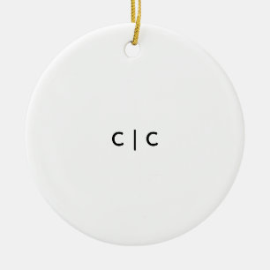 Ceramic Circle Ornament