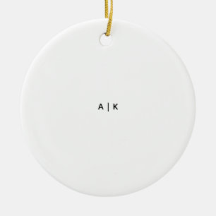 Ceramic Circle Ornament