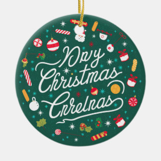 Ceramic Circle Ornament