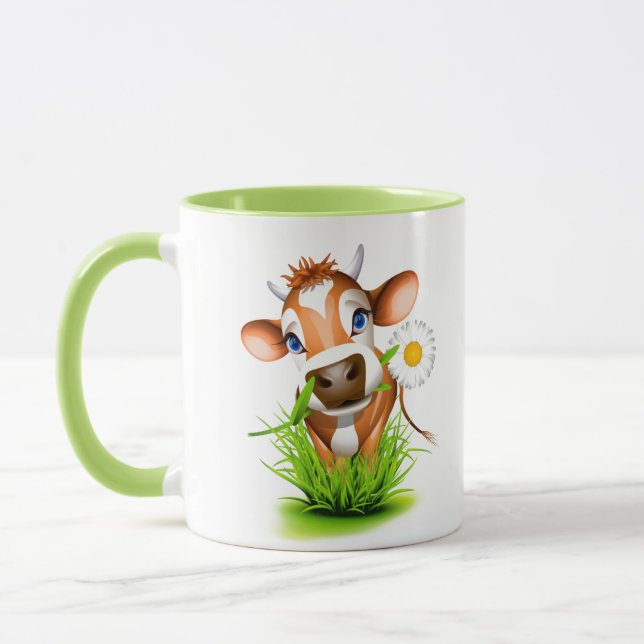 Ceramic Coffee Mug-Cow Coffee Mug (Left)