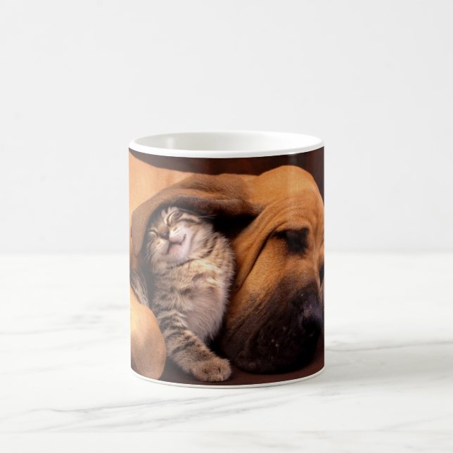 Ceramic Coffee Mug-Dog & Kitten Coffee Mug (Center)