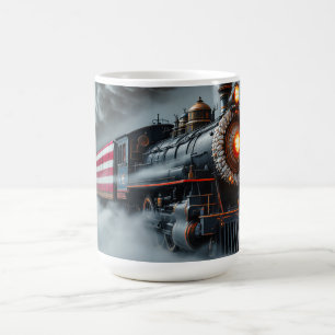 Ceramic Coffee Mug Freedom Steam Engine