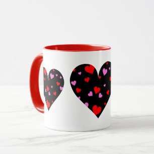 Ceramic Coffee Mug-Valentine Hearts Mug