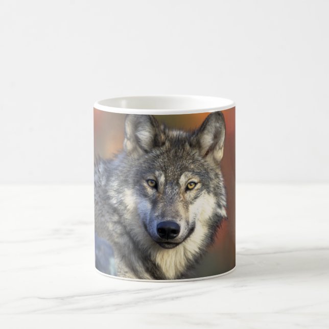 Ceramic Coffee Mug-Wolf Mug (Center)