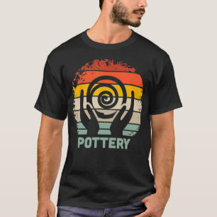 Ceramic Design Vintage Kiln Clay Sculpture Gift T-Shirt