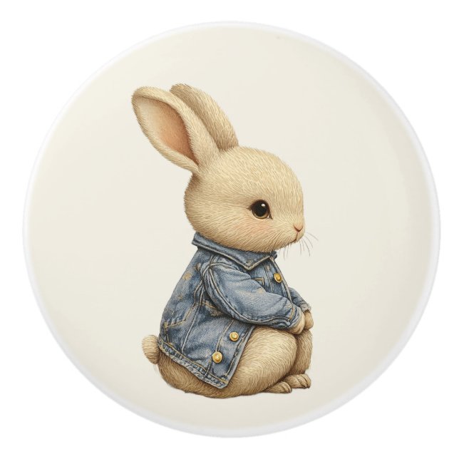 Ceramic Drawer Pull - Fleeting Daydream (B) (Front)