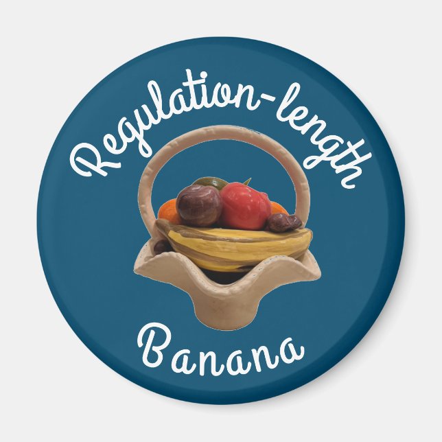 Ceramic Fruit Basket  Magnet (Front)