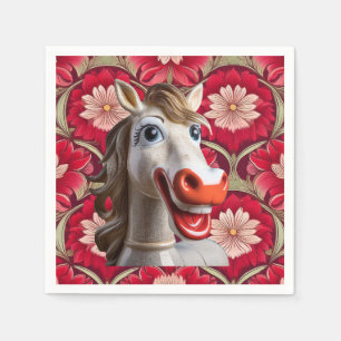 ceramic horse napkin