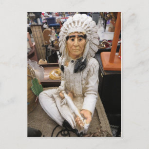 Ceramic Indian Postcard