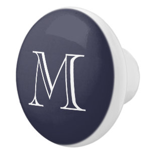 Ceramic Initialled Drawer Pull
