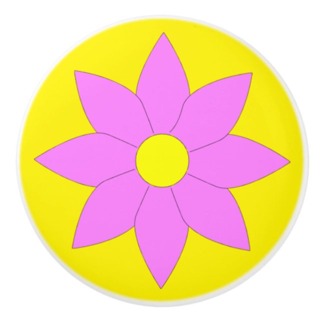 Ceramic Knob/Flower Knob (Front)