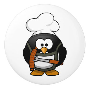 Ceramic Knob/Penguin Chef Knob