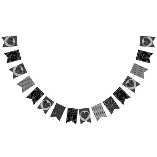 Ceramic Lace Black Bunting (All)