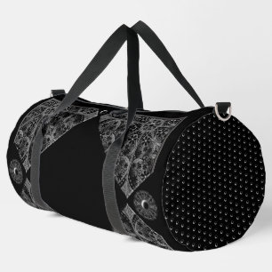 Ceramic Lace Black Duffle Bag