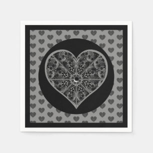 Ceramic Lace Black Napkin