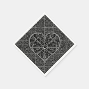 Ceramic Lace Black Napkin