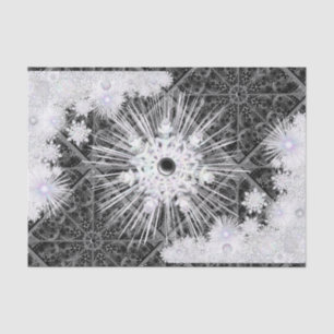Ceramic lace black & snowflake tissue paper