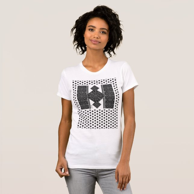 Ceramic Lace black T-Shirt (Front Full)