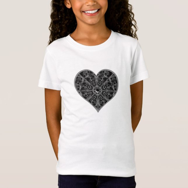 Ceramic lace Black T-Shirt (Front)