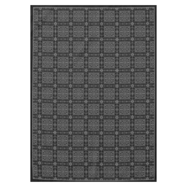 Ceramic Lace Black Tablecloth (Front)