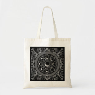 Ceramic Lace black Tote Bag