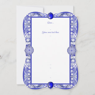 Ceramic lace Blue of Greece