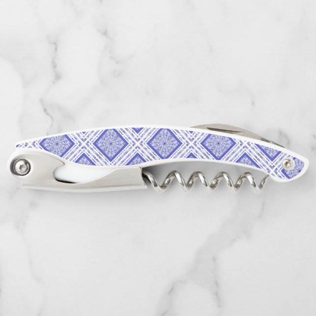Ceramic Lace Blue of Greece Corkscrew (Front)