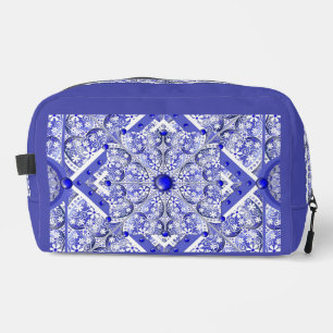 Ceramic lace Blue of Greece Dopp Kit