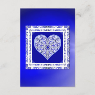 Ceramic Lace Blue of Greece Enclosure Card
