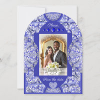 Ceramic lace Blue of Greece