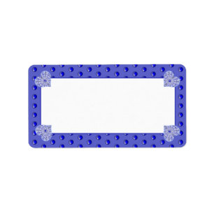 Ceramic Lace Blue of Greece Label