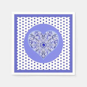 Ceramic Lace Blue of Greece Napkin