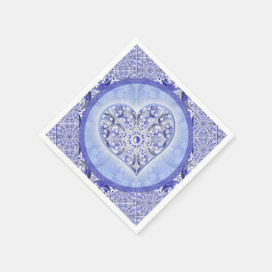 Ceramic Lace Blue of Greece Napkin