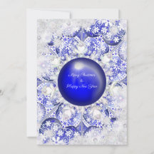 Ceramic Lace Blue of Greece & snowflake