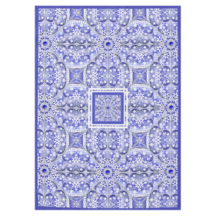 Ceramic Lace Blue of Greece Tablecloth