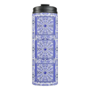 Ceramic lace Blue of Greece Thermal Tumbler