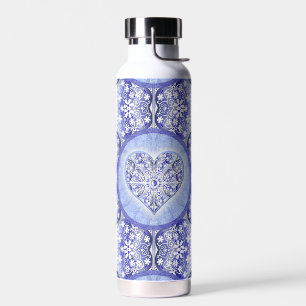 Ceramic lace Blue of Greece Water Bottle