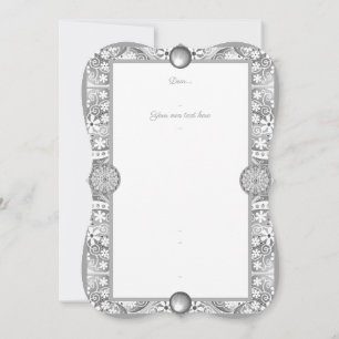 Ceramic lace Grey