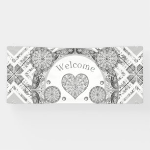 Ceramic Lace grey Banner