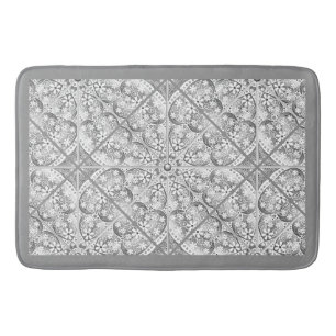 Ceramic Lace grey Bath Mat
