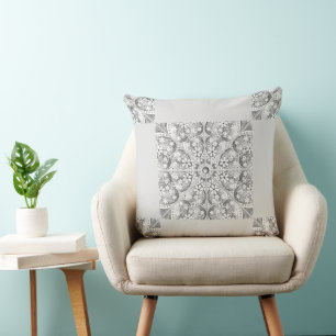 Ceramic lace Grey Cushion