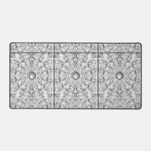 Ceramic Lace grey Desk Mat