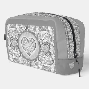Ceramic lace Grey Dopp Kit
